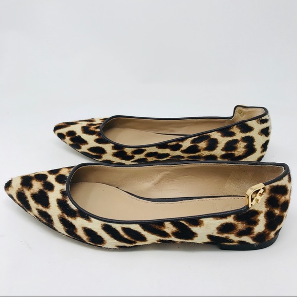 Tory Burch Elizabeth Point Toe Ballet Flats Shoes - Picture 7 of 8